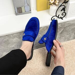 NEW Slippers with Arch Support Embroidered Leather Sandals Slip On